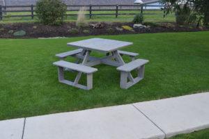 44" Square Walk-In Table
