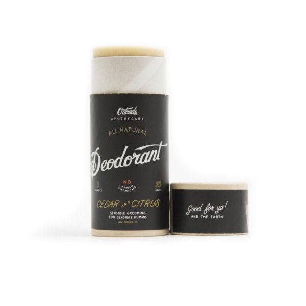 O’Douds All Natural Deodorant – Cedar & Citrus