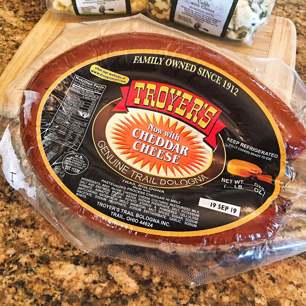 Troyer's Trail Bologna With Cheddar Dutch Country General Store