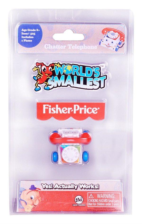 World’s Smallest Fisher Price Chatter Telephone by Super Impulse