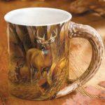 Rustic Retreat Whitetail Sculpted Coffee Mug