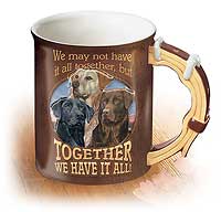 Together We Have It All Sculpted Coffee Mug