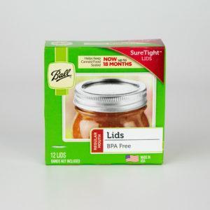 Ball Canning Lid Regular Mouth 12ct