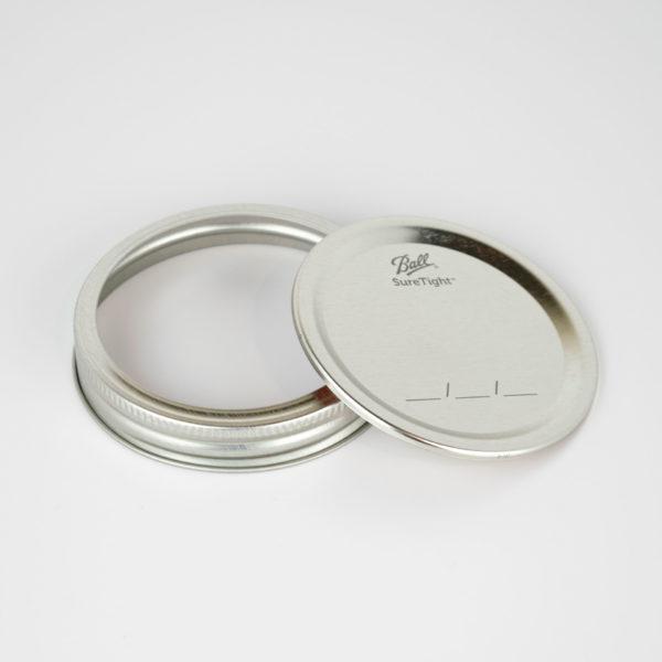 Ball Canning Lids With Bands Wide Mouth 12ct