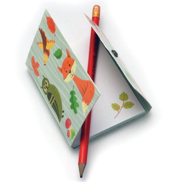 Woodland Mini Mag Notepads by House of Marbles