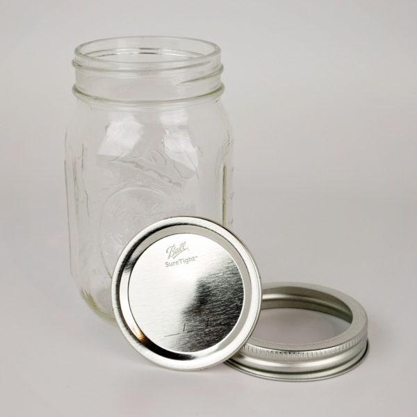 Ball Canning Jars 1 dozen Regular Mouth Pint