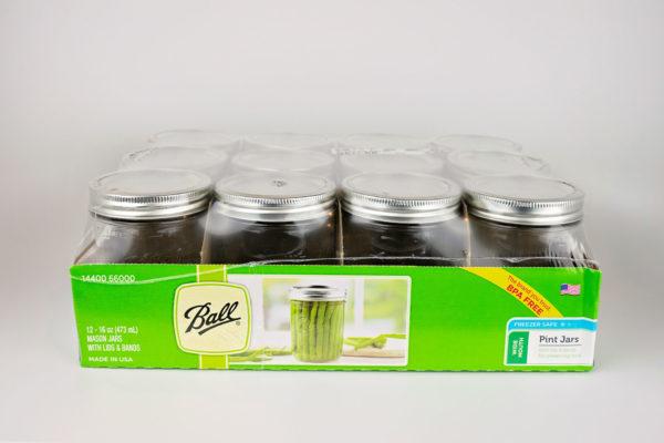 Ball Canning Jars 1 dozen Wide Mouth Pint