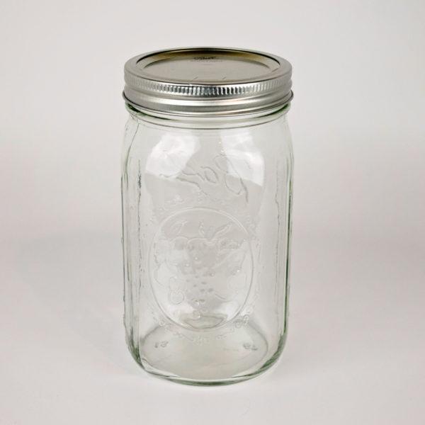 1 Quart Wide Mouth Canning Jar