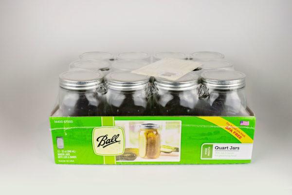 Ball Canning Jars 1 dozen Wide Mouth Quart