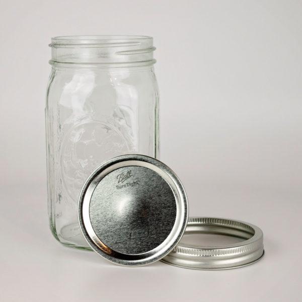 1 Quart Wide Mouth Canning Jar