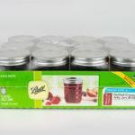 Ball Canning Jars 1 dozen Regular Mouth Quilted Jelly Jars 8oz