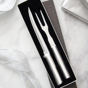 Carving Set Silver