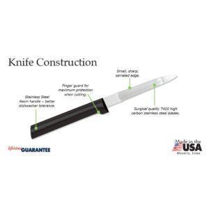 Grapefruit Knife Black