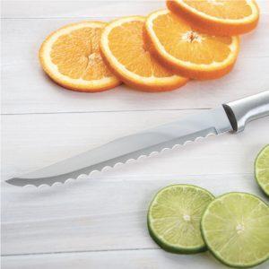 Serrated Slicer Silver