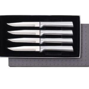 Set Of 4 Steak Knives Black