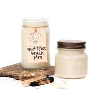 Whiskey Boat Goods Candle - West Texas Brush Fire