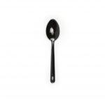 Solid-Color-Enamelware-Large-Serving-Spoon-black