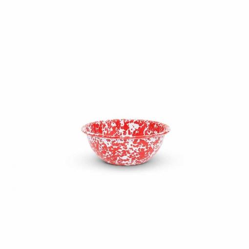 Splatter-Enamelware-20oz-Cereal-Bowl-red