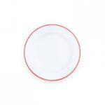 Vintage-10inch-Dinner-Plate-red-trim