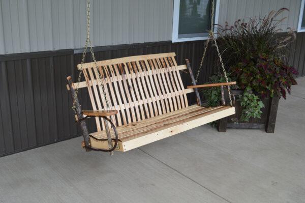 5′ Hickory Porch Swing