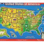 U.S.A. Map Sound Puzzle