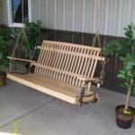 5′ Hickory Porch Swing