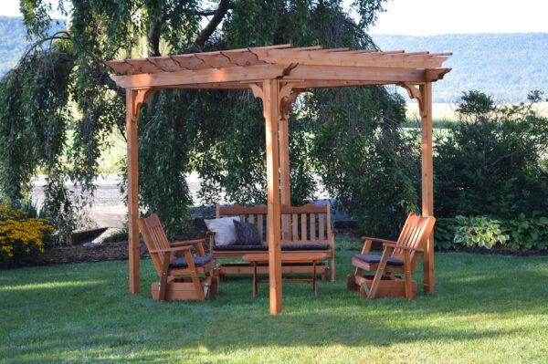 8′ x 8′ Pergola w/ Swing Hangers