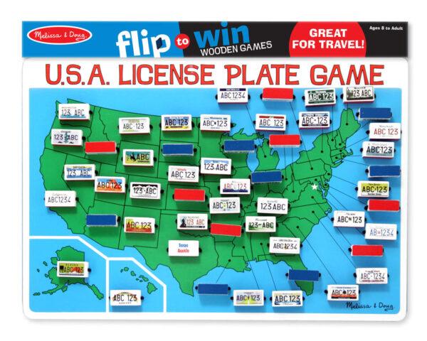 U.S.A. License Plate Game