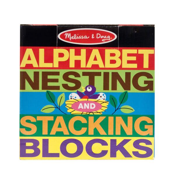 Alphabet Nesting and Stacking Blocks
