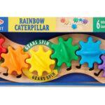 Rainbow Caterpillar Gear Toy