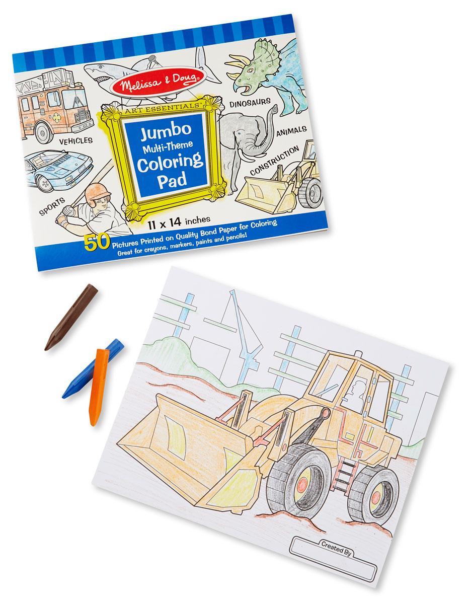 Jumbo Kids' Coloring Pad Blue Dutch Country General Store