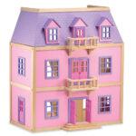 Multi-Level Wooden Dollhouse