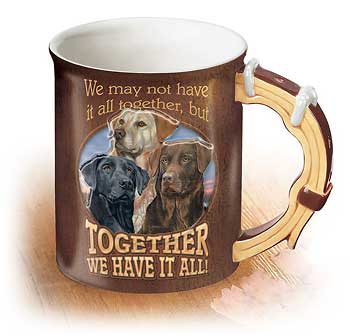 All Together – Dogs Sculpted Coffee Mug