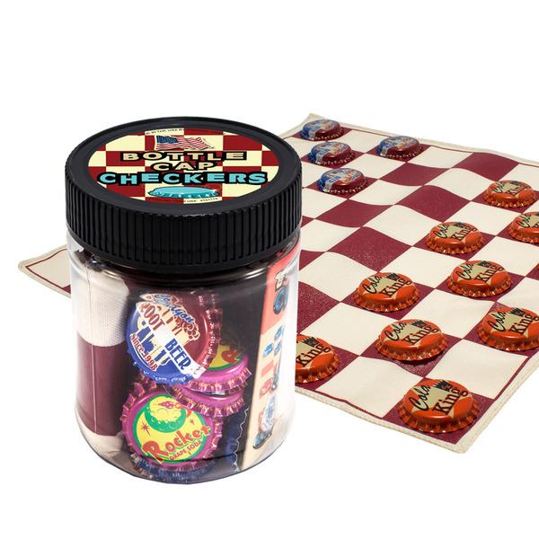 Bottle Cap Checkers