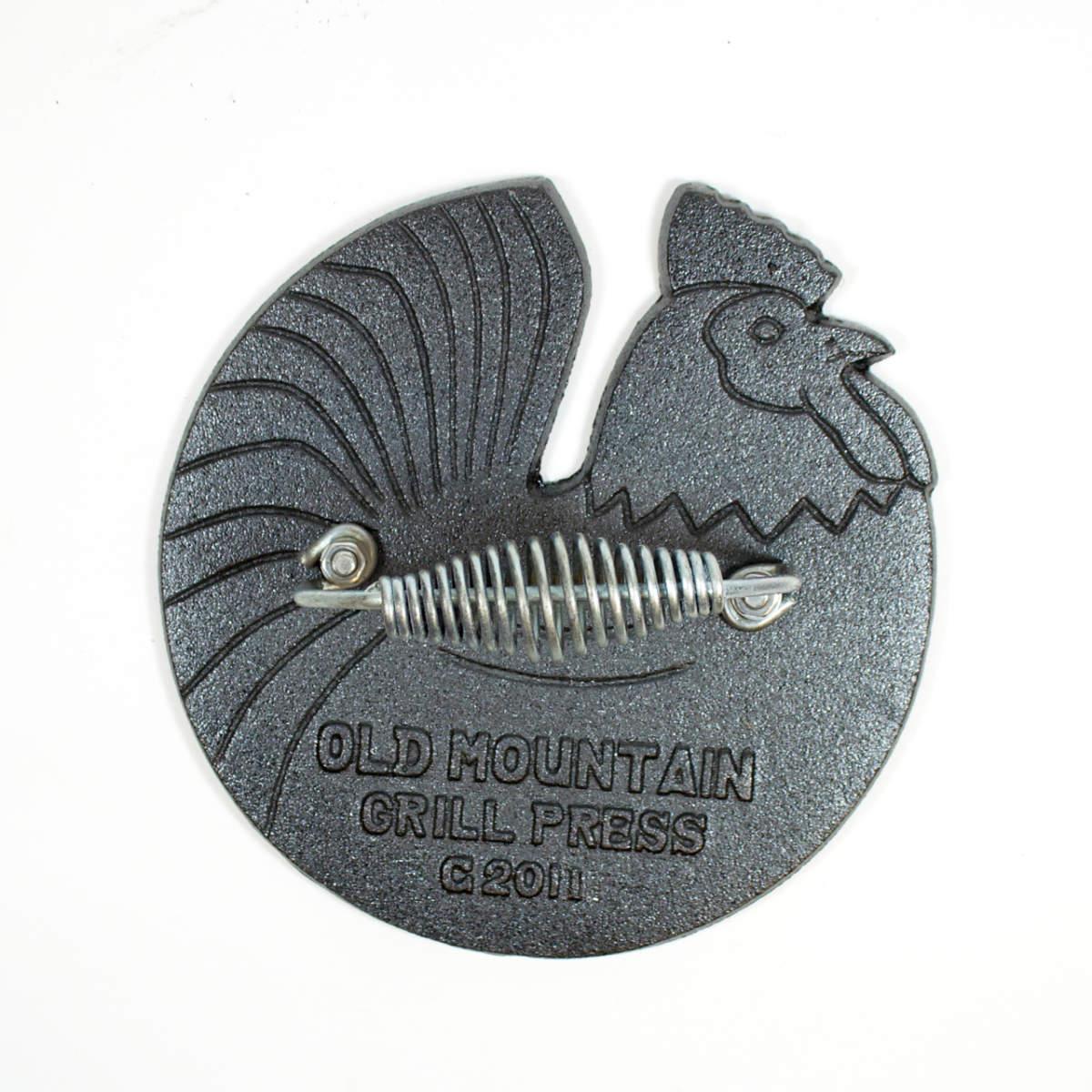 CAST IRON BACON PRESS ROOSTER Dutch Country General Store