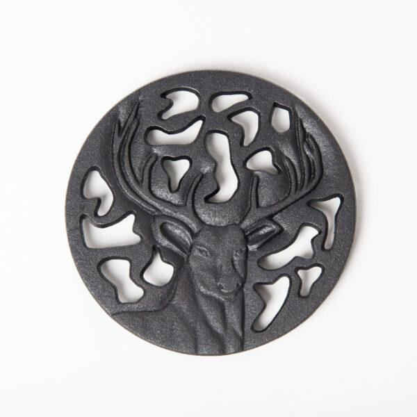 CAST IRON TRIVET BUCK