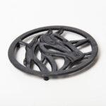 CAST IRON TRIVET HORSE