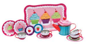CUPCAKE TIN TEA SET