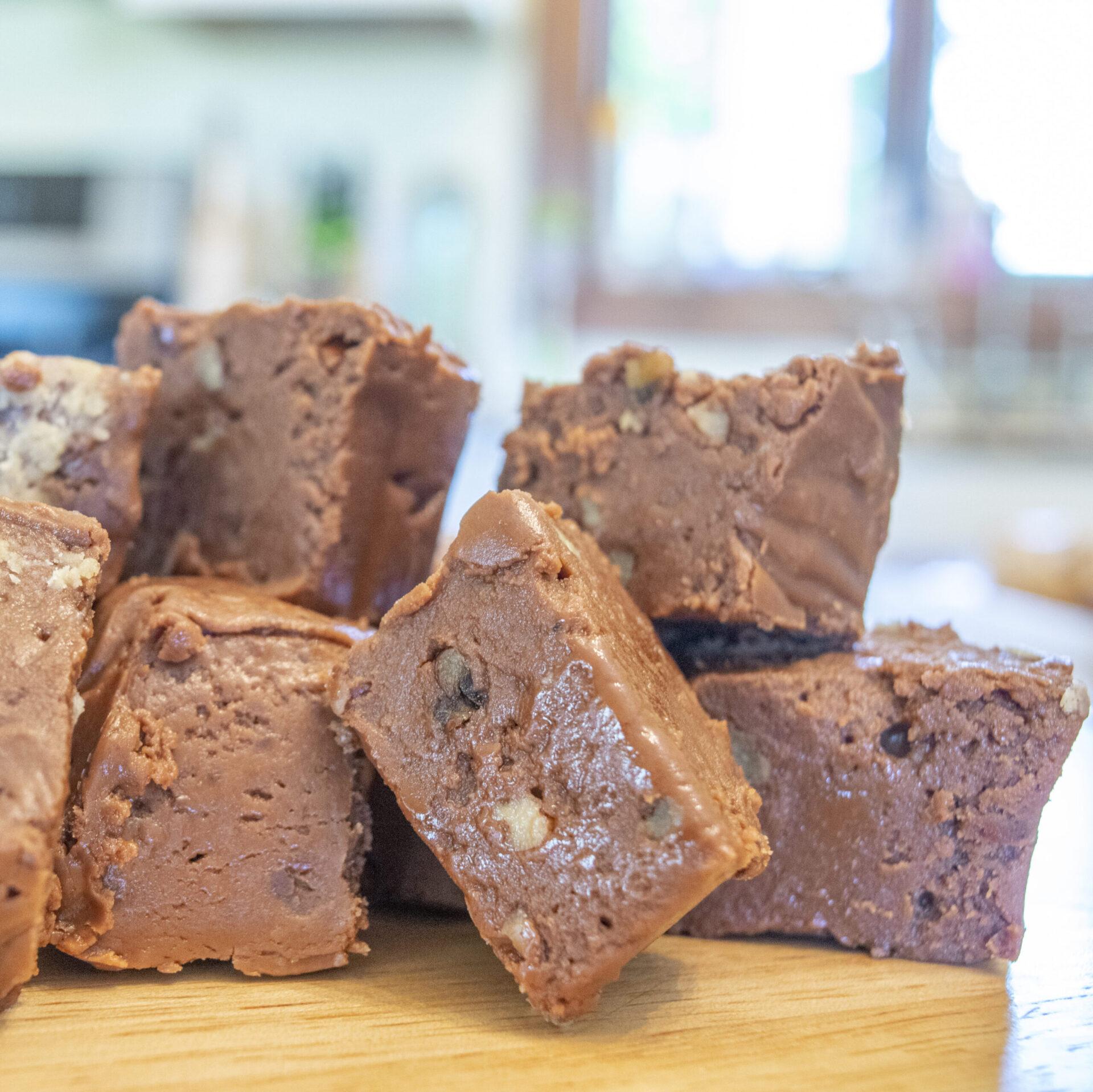 Homemade Chocolate Fudge with Nuts, 1lb. - Dutch Country General Store