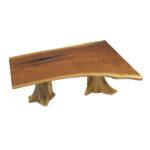 Coffee Table (Double Stump Matte Walnut)