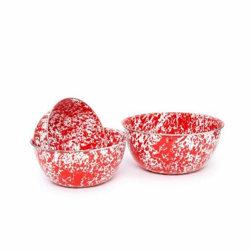 Enamelware-3pc-Mixing-Bowl-Red-Splatter