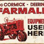 FARMALL- EQUIP USED HERE