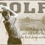 GOLF BEST DAYS TIN