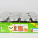 Ball Canning Jars 1 dozen Regular Mouth Half Pint