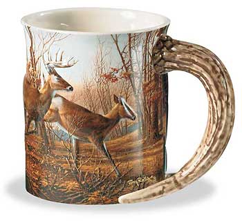 Autumn Run Sculpted Coffee Mug