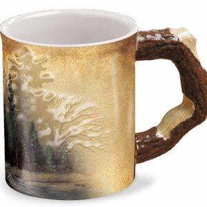 Misty Forest Sculpted Coffee Mug