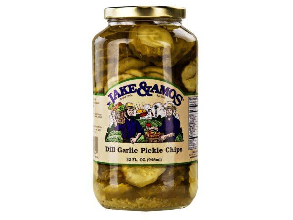 J&A Dill Garlic Pickle Chips