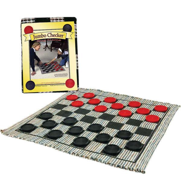 Jumbo Checkers Rug