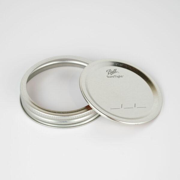 Ball Canning Lids With Bands Wide Mouth 12ct
