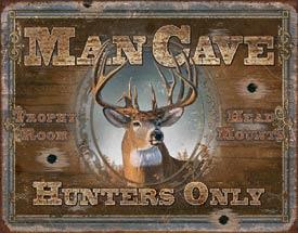 MAN CAVE-HUNTERS ONLY